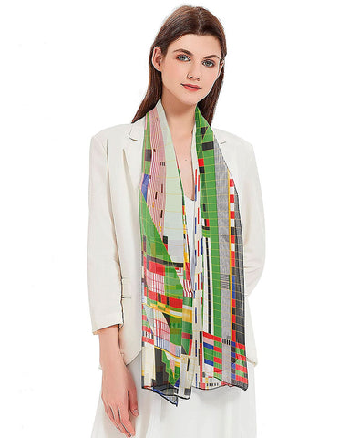 Frank Lloyd Wright Hillside Curtain Sheer Scarf