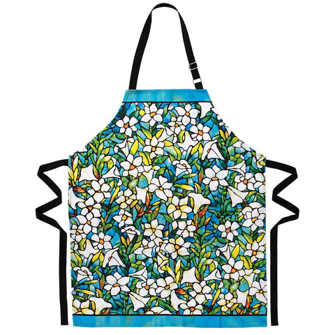 Louis Comfort Tiffany Field of Lilies Apron