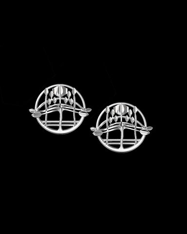 Charles Rennie Mackintosh Grace Sterling Silver Earrings