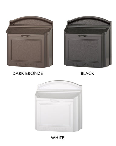 Modern Locking Wall Mailbox Color Swatch