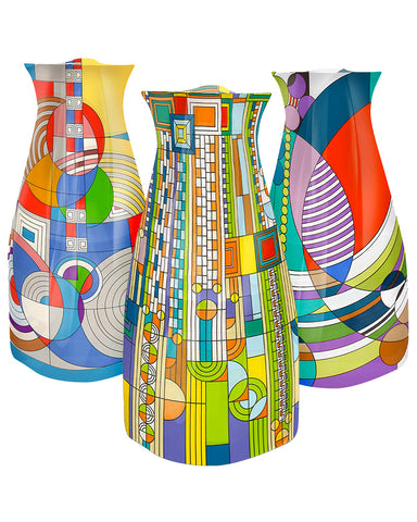 Modgy Frank Lloyd Wright Expandable Vases - Set of Three