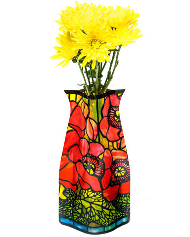 Modgy Louis Comfort Tiffany Poppy Expandable Vase