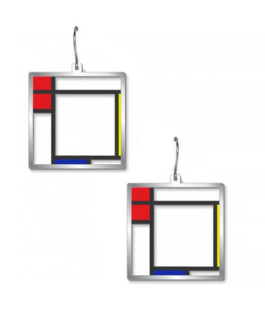 Mondrian Composition Earrings