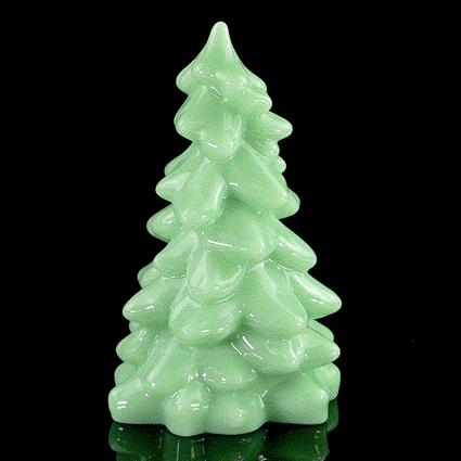 Mosser Glass Christmas Tree - 8“ Jadeite