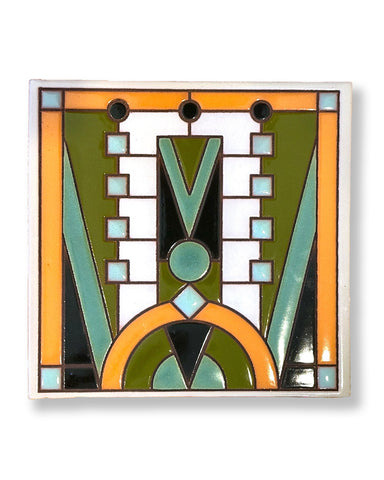 Carly Quinn Quadrivium Framed Ceramic Tile
