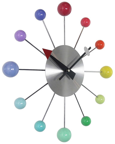 rainbow orb clock side