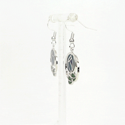 Rose Earrings 360 