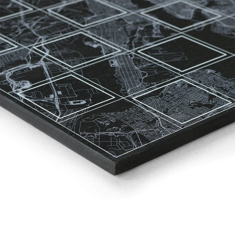 NYC Skyline Chess Set with New York Wood Map Board