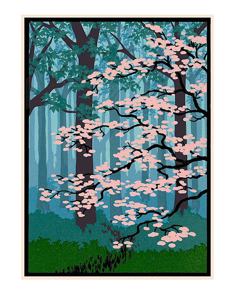 Laura Wilder New Woods Seasons Framed Giclée Prints Set - Vertical ...