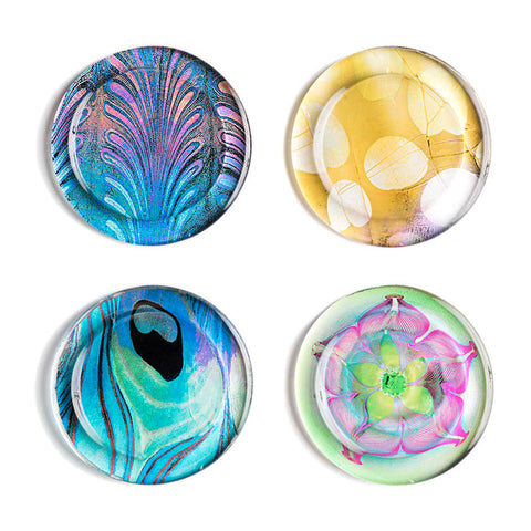 Louis C. Tiffany Favrile Glass Coasters