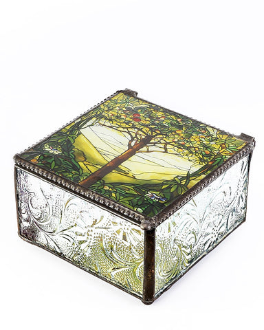 Tiffany Tree of Life Trinket Box