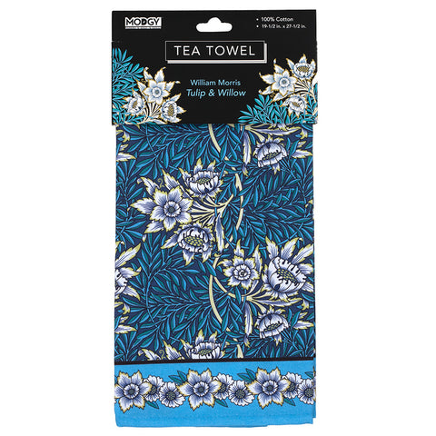 William Morris Tulip & Willow Tea Towel