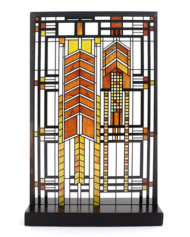 Frank Lloyd Wright Autumn Sumac Stained Glass