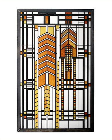 Frank Lloyd Wright Autumn Sumac Stained Glass