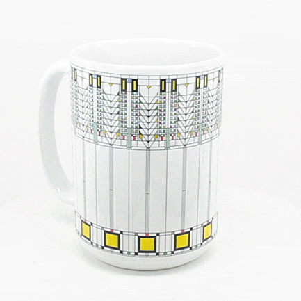Frank Lloyd Wright Tree of Life Coffee Mug