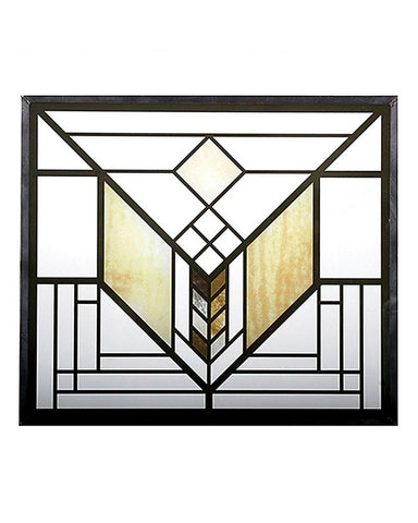 Frank Lloyd Wright Lake Geneva Tulip Stained Glass