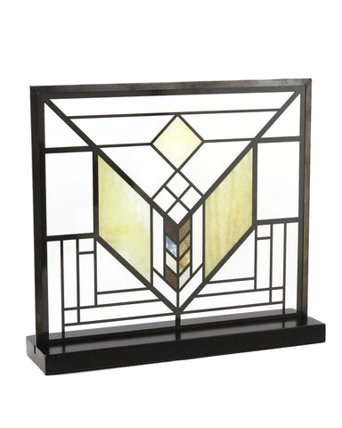 Frank Lloyd Wright Lake Geneva Tulip Stained Glass