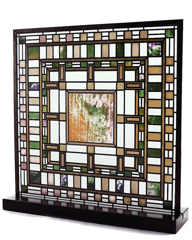Frank Lloyd Wright D.D. Martin House Stained Glass