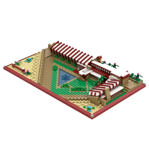 Frank Lloyd Wright Taliesin West Architecture Building Brick Set