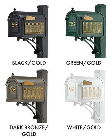 Frank Lloyd Wright Tree Of Life Custom Front Numbered Mailbox Color Swatch