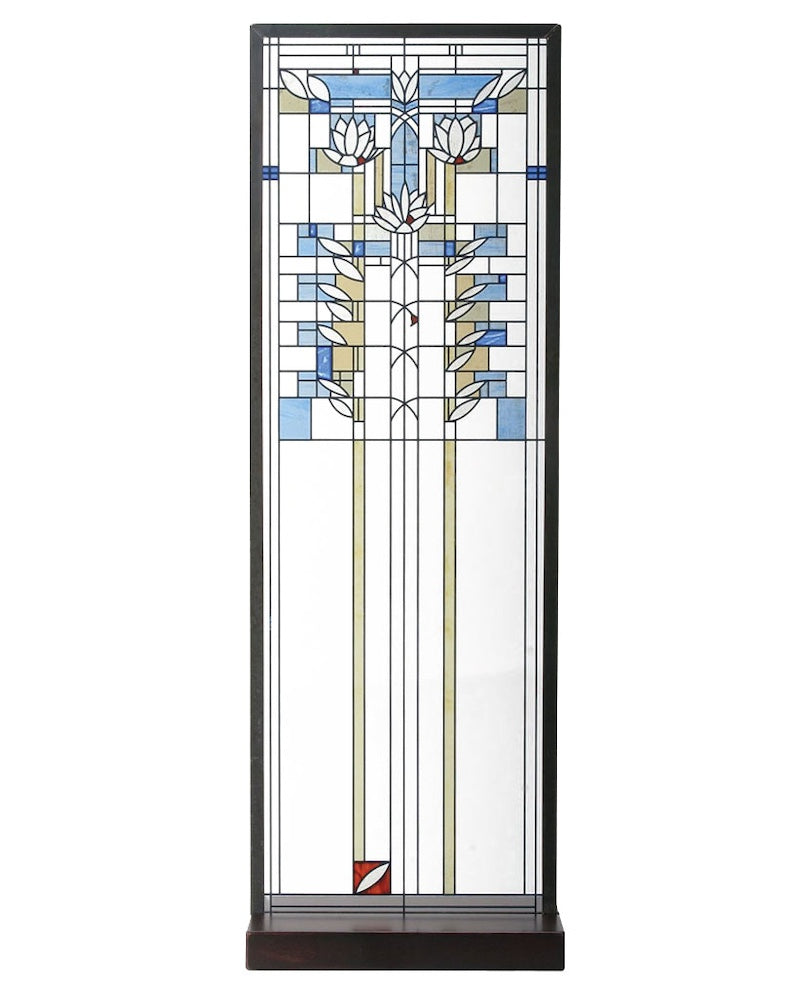frank-lloyd-wright-waterlilies-stained-glass-maclin-studio for Printable Free Frank Lloyd Wright Stained Glass Patterns Frank Lloyd Wright Waterlilies Stained Glass | Maclin Studio for Printable Free Frank Lloyd Wright Stained Glass Patterns