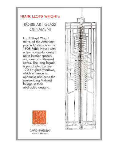Frank Lloyd Wright Robie Art Glass WrightSicle