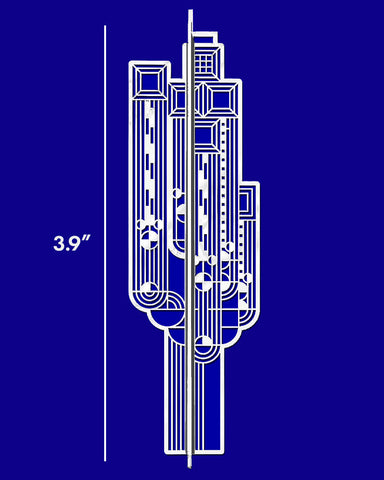 Frank Lloyd Wright Saguaro Forms Wrightsicle Ornament