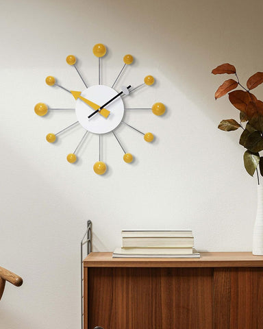 Saffron orb clock mockup