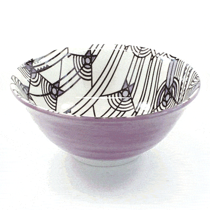 Frank Lloyd Wright April Showers Ceramic Bowl 360
