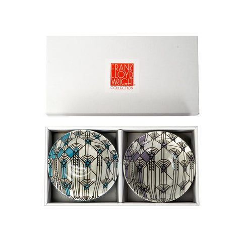 Frank Lloyd Wright April Showers Ceramic Bowls with Box