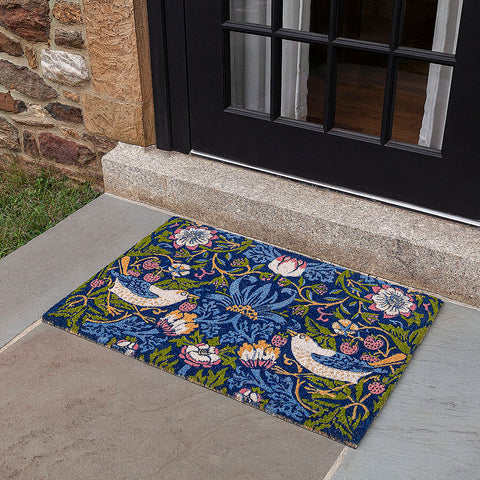 Arts & Crafts William Morris Strawberry Thief Doormat