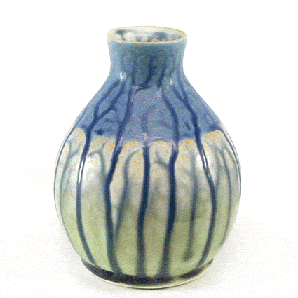 Blanket Creek Pottery Round Ceramic Bud Vase