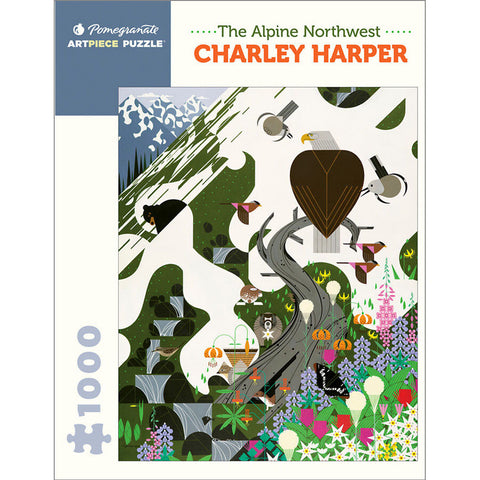 Charley Harper The Alpine Northwest 1000 Piece Jigsaw Puzzle