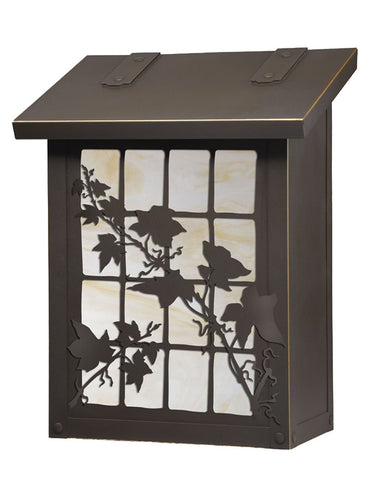 Craftsman English Ivy Brass Vertical Mailbox