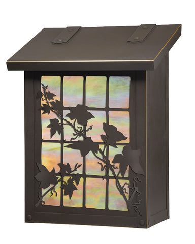 Craftsman English Ivy Brass Vertical Mailbox