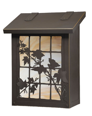 Craftsman English Ivy Brass Vertical Mailbox