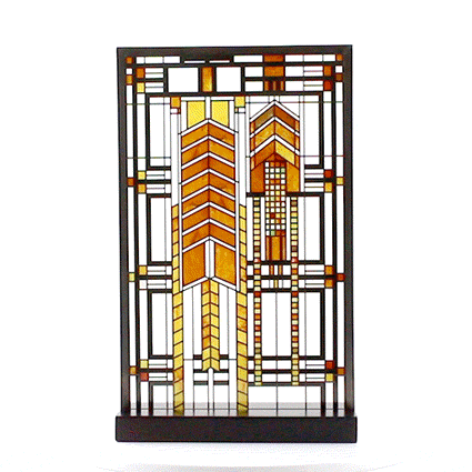 Frank Lloyd Wright Autumn Sumac Stained Glass