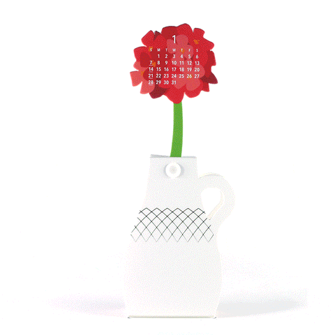Good Morning Inc. Flowers 3D 2024 Calendar
