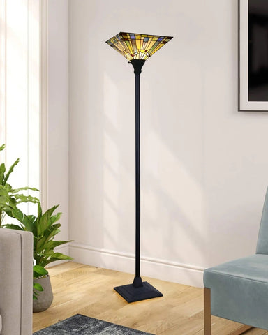 Arts & Crafts Kinsey Torchiere Floor Lamp