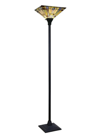 Arts & Crafts Kinsey Torchiere Floor Lamp