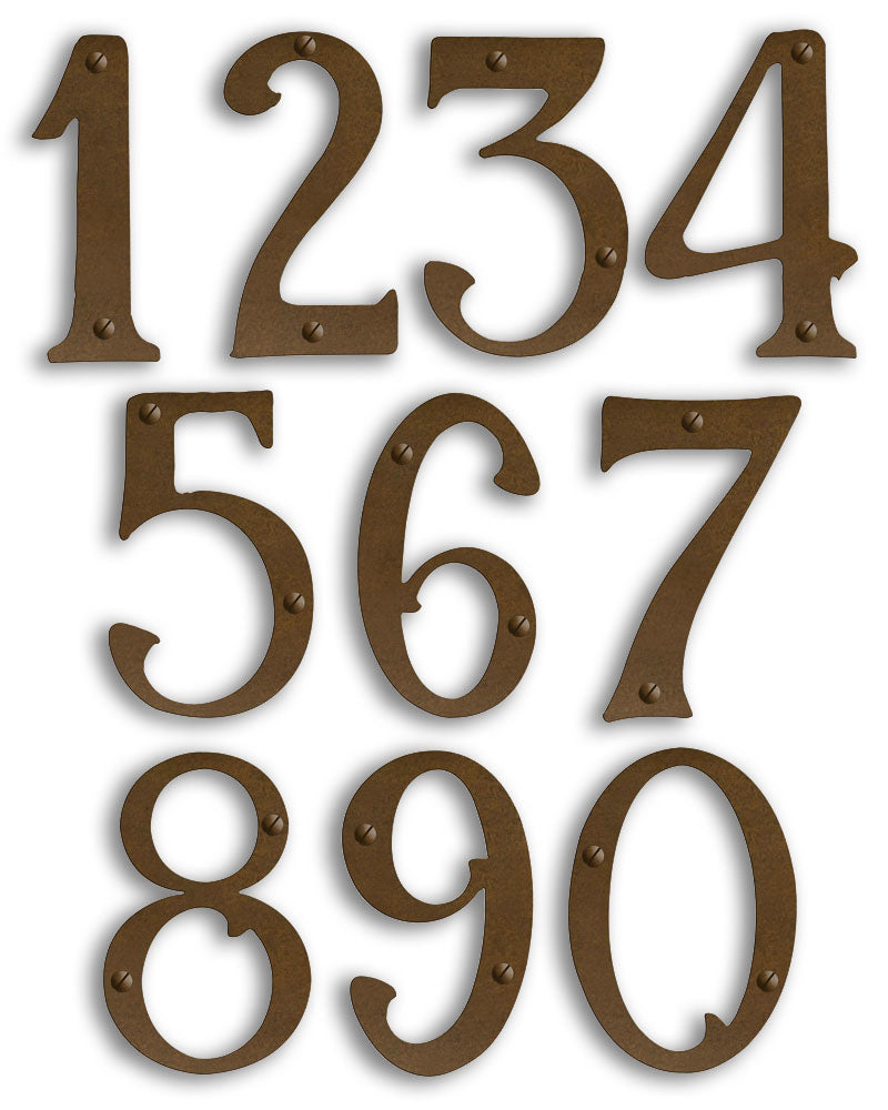 Craftsman Style Numbers Craftsman Style House Numbers: CUSTOM Mini