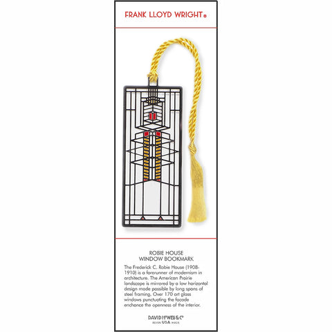 Frank Lloyd Wright Robie House Window Bookmark