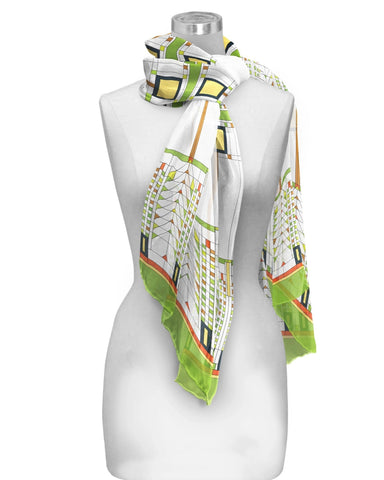 Frank Lloyd Wright Tree of Life Sheer Scarf