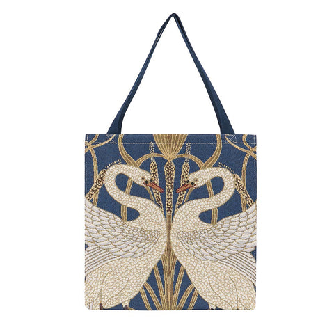 Walter Crane Swan Tapestry Shopping Bag