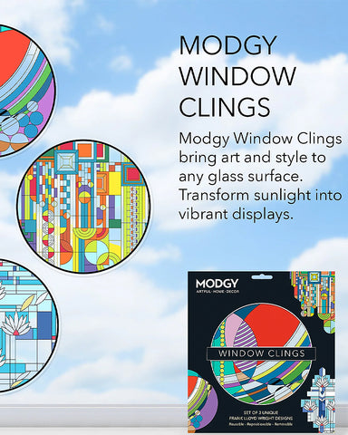 Modgy Frank Lloyd Wright Window Cling Set of Three