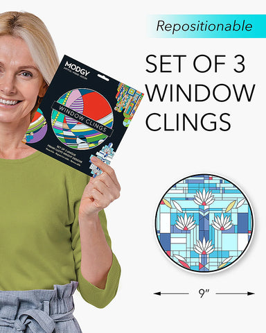 Modgy Frank Lloyd Wright Window Cling Set of Three