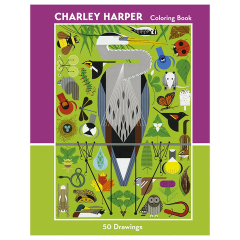 Charley Harper Coloring Book 50 Drawings