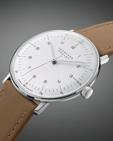 Junghans Max Bill Hand Wound Watch 027/3701.04 Front