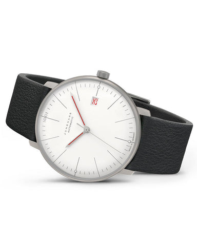 Junghans Max Bill Automatic Bauhaus Watch 027/4009.02 Display
