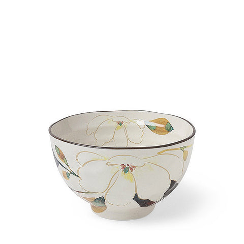 Japanese Fall Floral Rice Bowl Set of 4